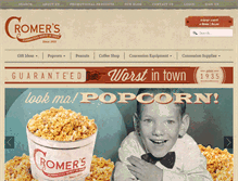 Tablet Screenshot of cromers.com